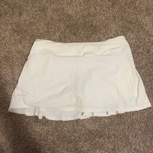 lululemon white tennis skirt